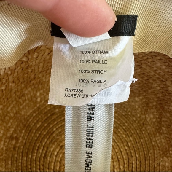 J. Crew 100% Straw Summer Hat S/M - Picture 4 of 10